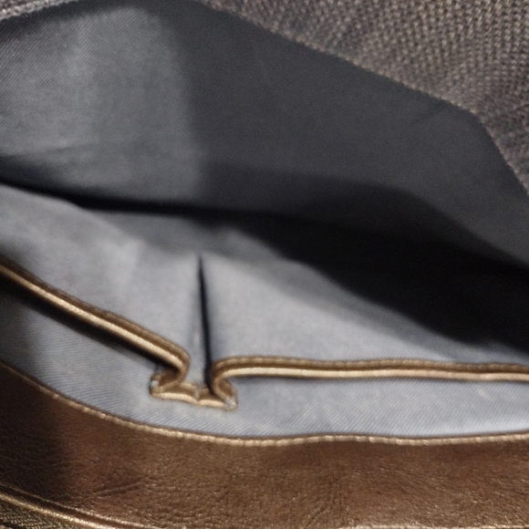 Sag Harbor Gray and Brown Tote Bag - Picture 7 of 9